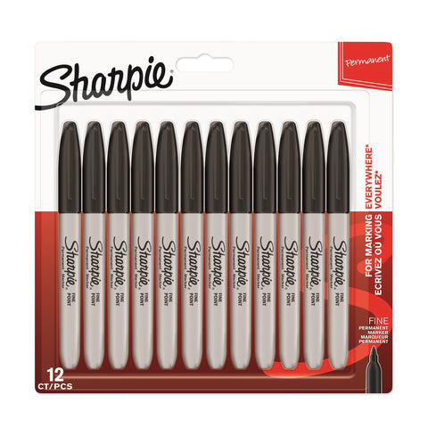Sharpie Fine Tip Black Marker Pen