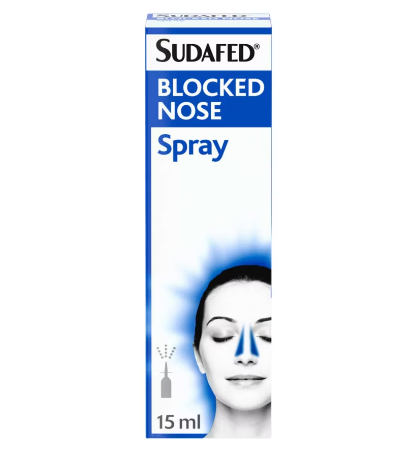 Sudafed Blocked Nose Spray- 15ml